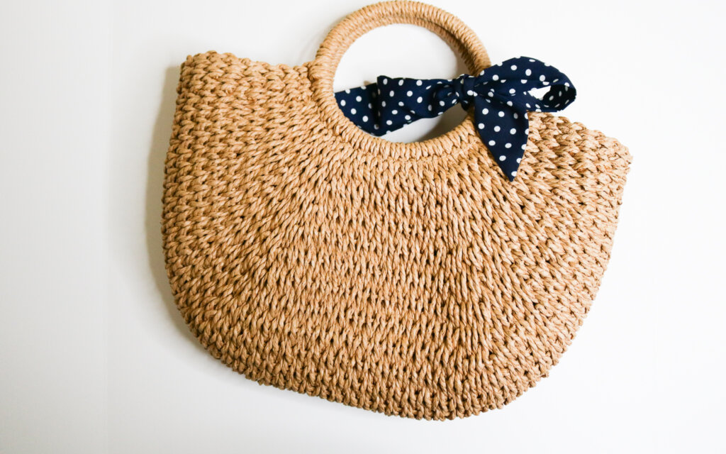 Summer straw Amazon bag